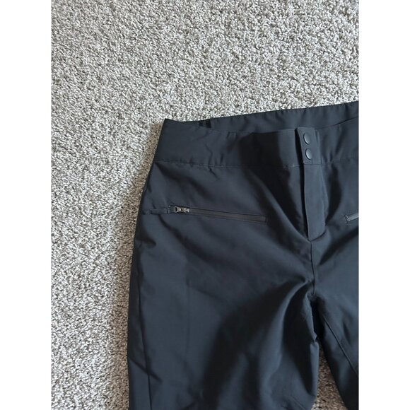 Obermeyer Womens Sz 10 Insulated Black Ski Pants Wide Leg Water-Resistant - Picture 3 of 14